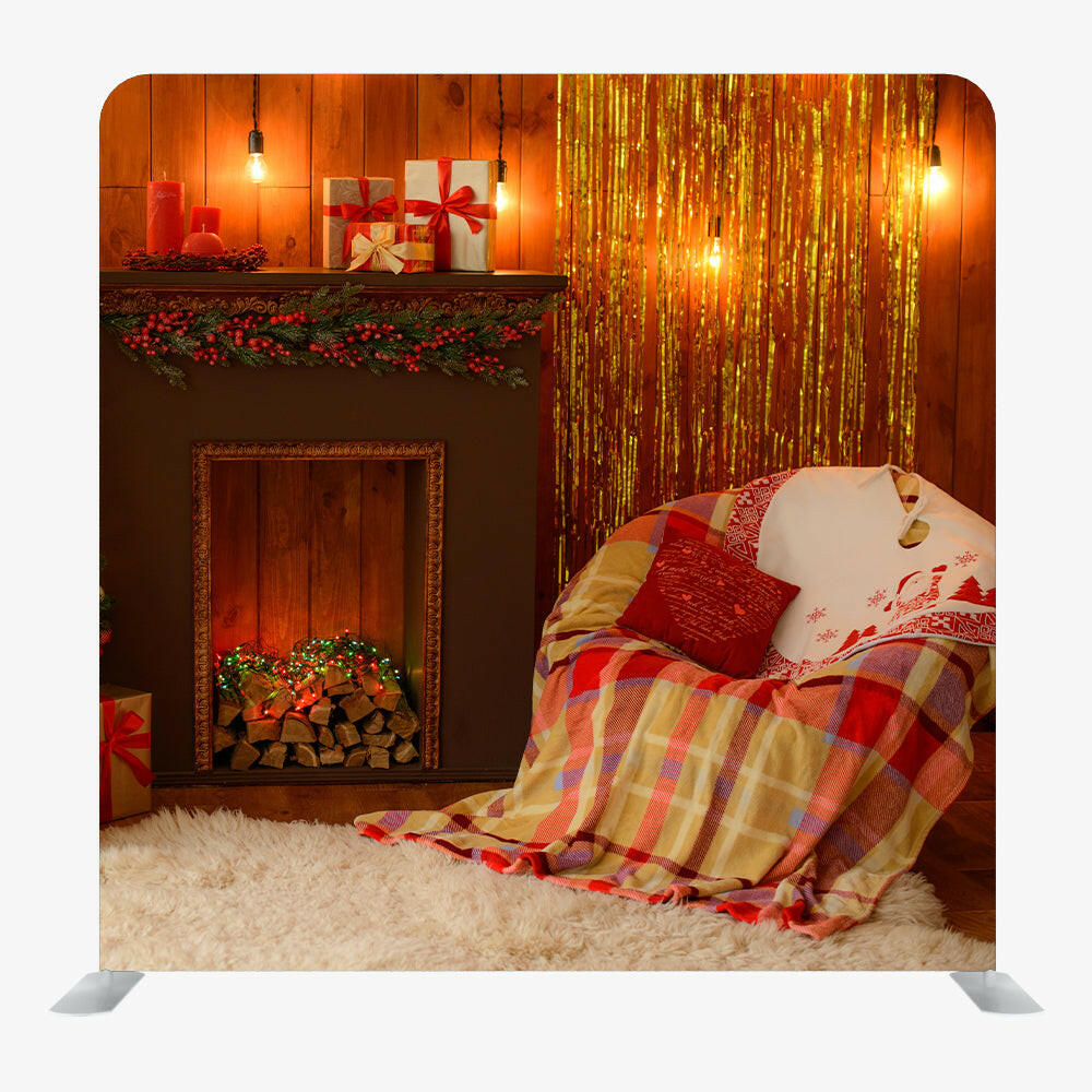 Christmas STRAIGHT TENSION FABRIC MEDIA WALL - 22.