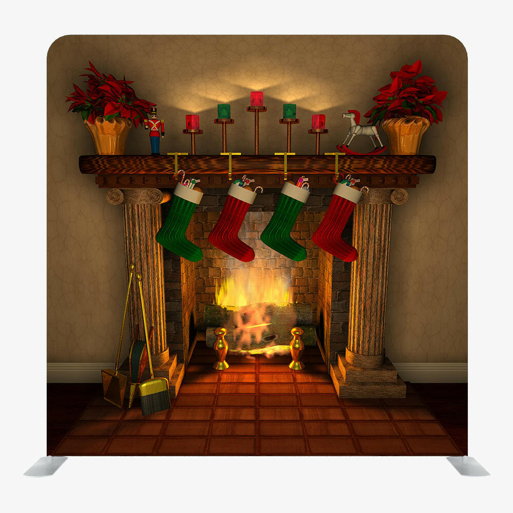 Christmas STRAIGHT TENSION FABRIC MEDIA WALL - 29.