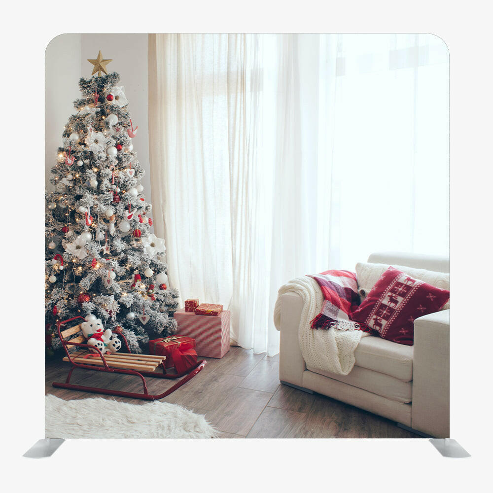 Christmas STRAIGHT TENSION FABRIC MEDIA WALL - 32.