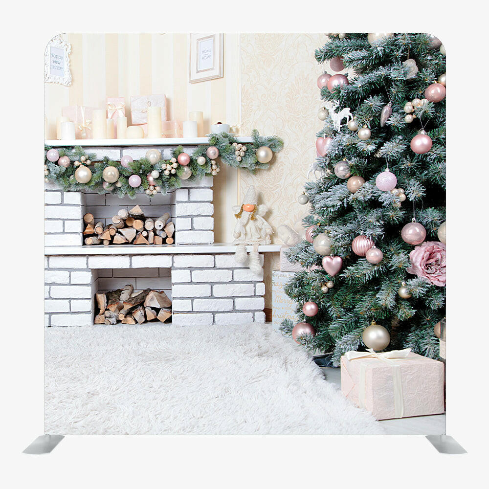 Christmas STRAIGHT TENSION FABRIC MEDIA WALL - 34.