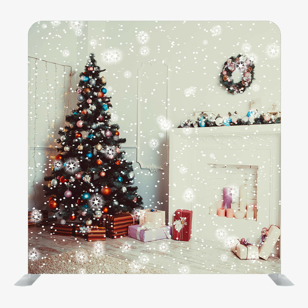 Christmas STRAIGHT TENSION FABRIC MEDIA WALL - 35.