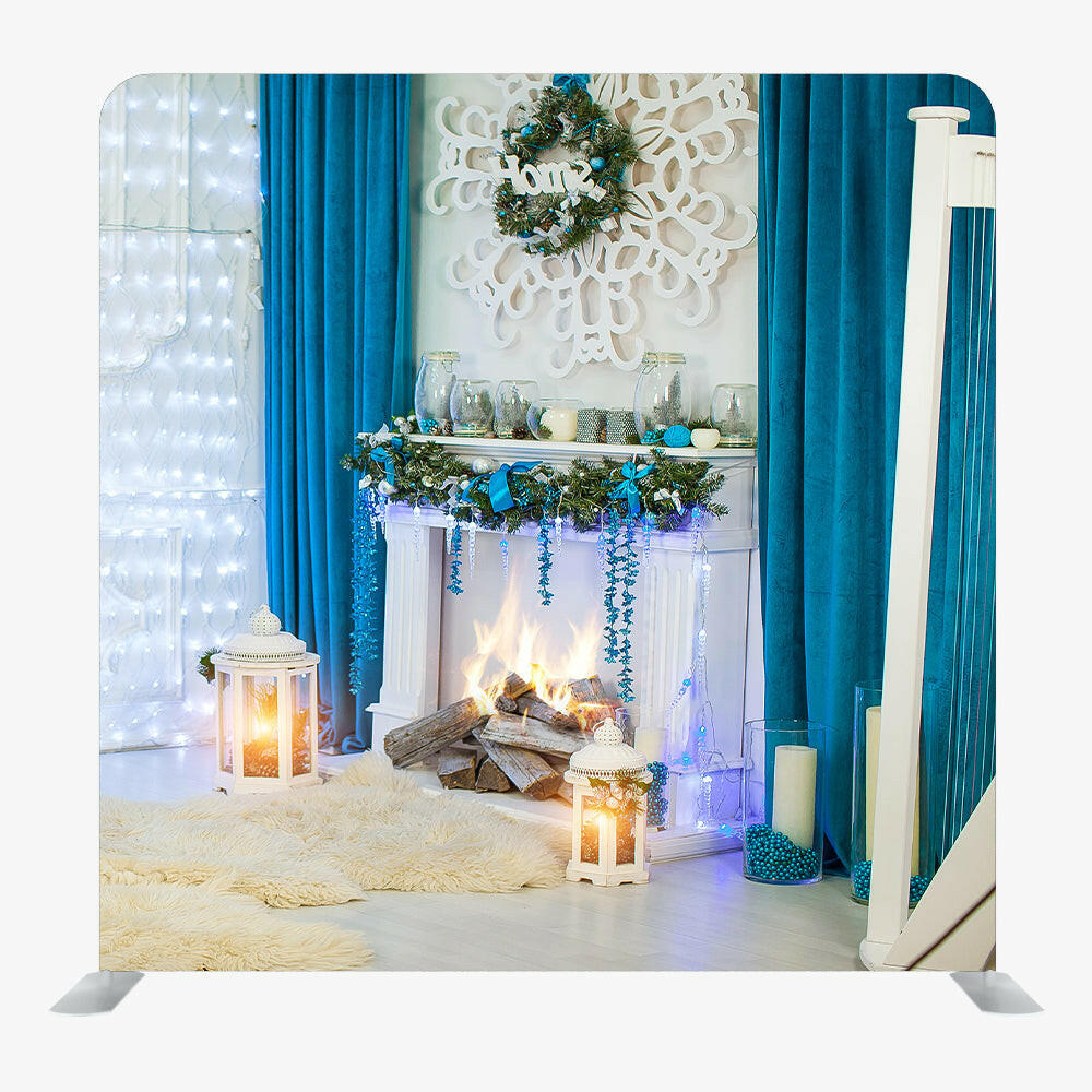 Christmas STRAIGHT TENSION FABRIC MEDIA WALL - 37.