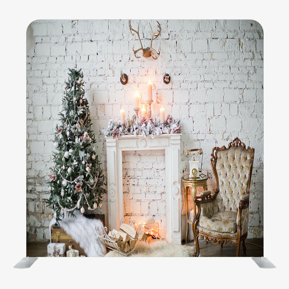 Christmas STRAIGHT TENSION FABRIC MEDIA WALL - 38.