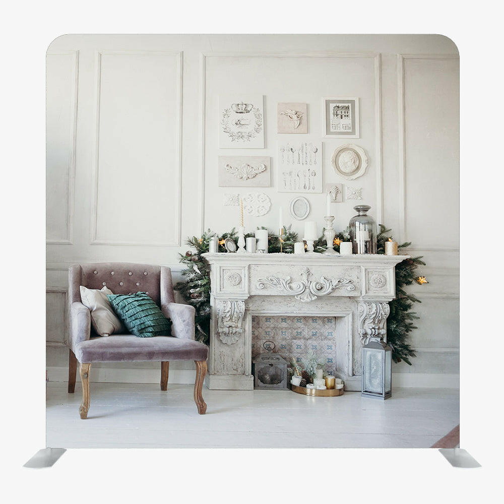 Christmas STRAIGHT TENSION FABRIC MEDIA WALL - 45.