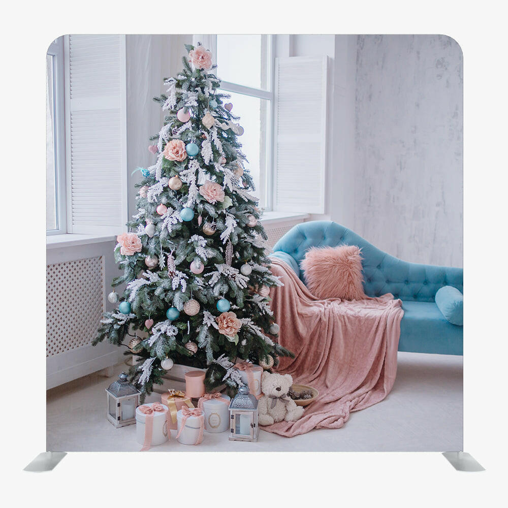 Christmas STRAIGHT TENSION FABRIC MEDIA WALL - 47.