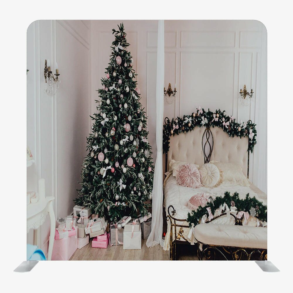 Christmas STRAIGHT TENSION FABRIC MEDIA WALL - 48.