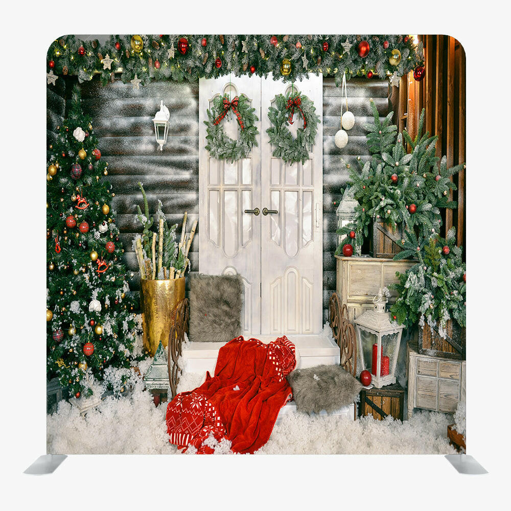 Christmas STRAIGHT TENSION FABRIC MEDIA WALL - 59.