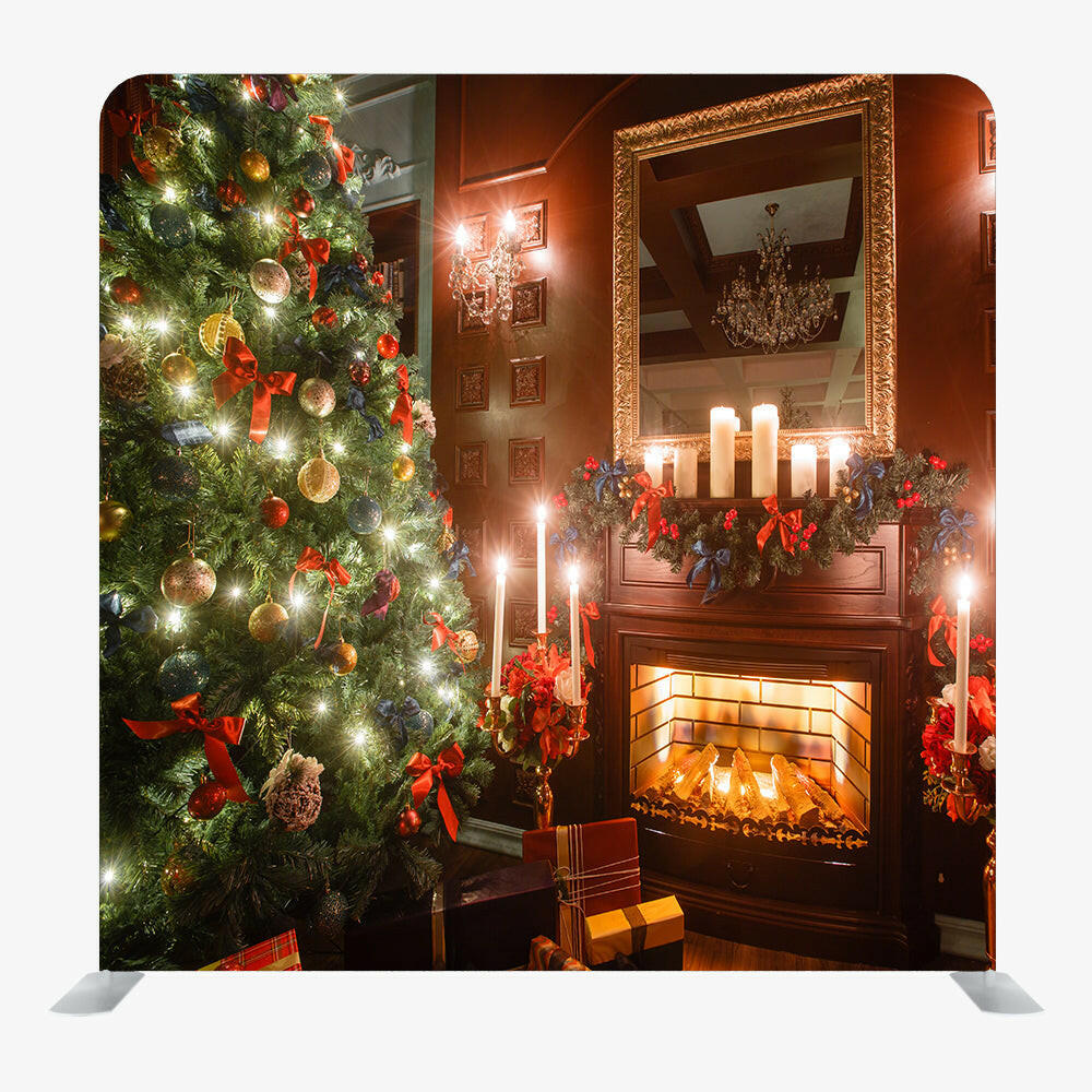 Christmas STRAIGHT TENSION FABRIC MEDIA WALL - 6.
