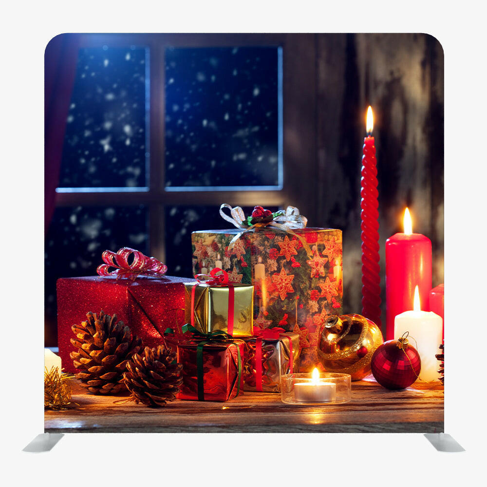 Christmas STRAIGHT TENSION FABRIC MEDIA WALL - 7.