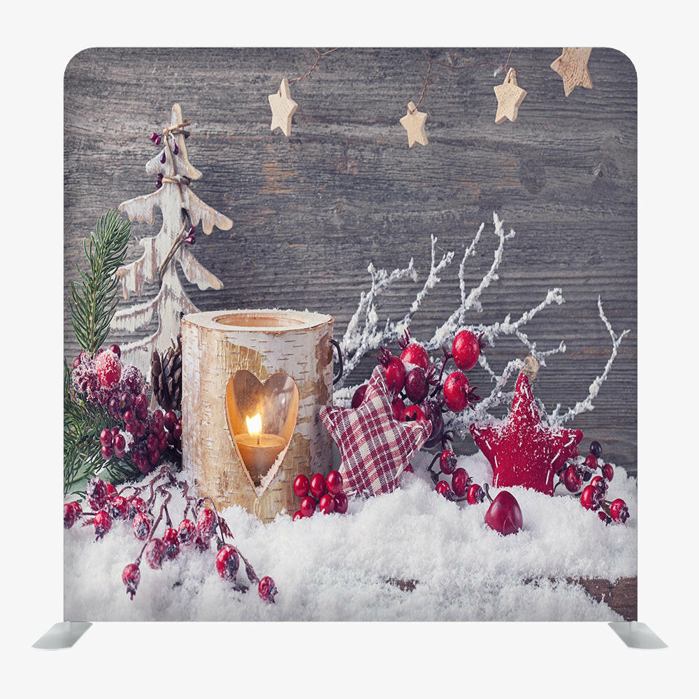 Christmas STRAIGHT TENSION FABRIC MEDIA WALL - 76.