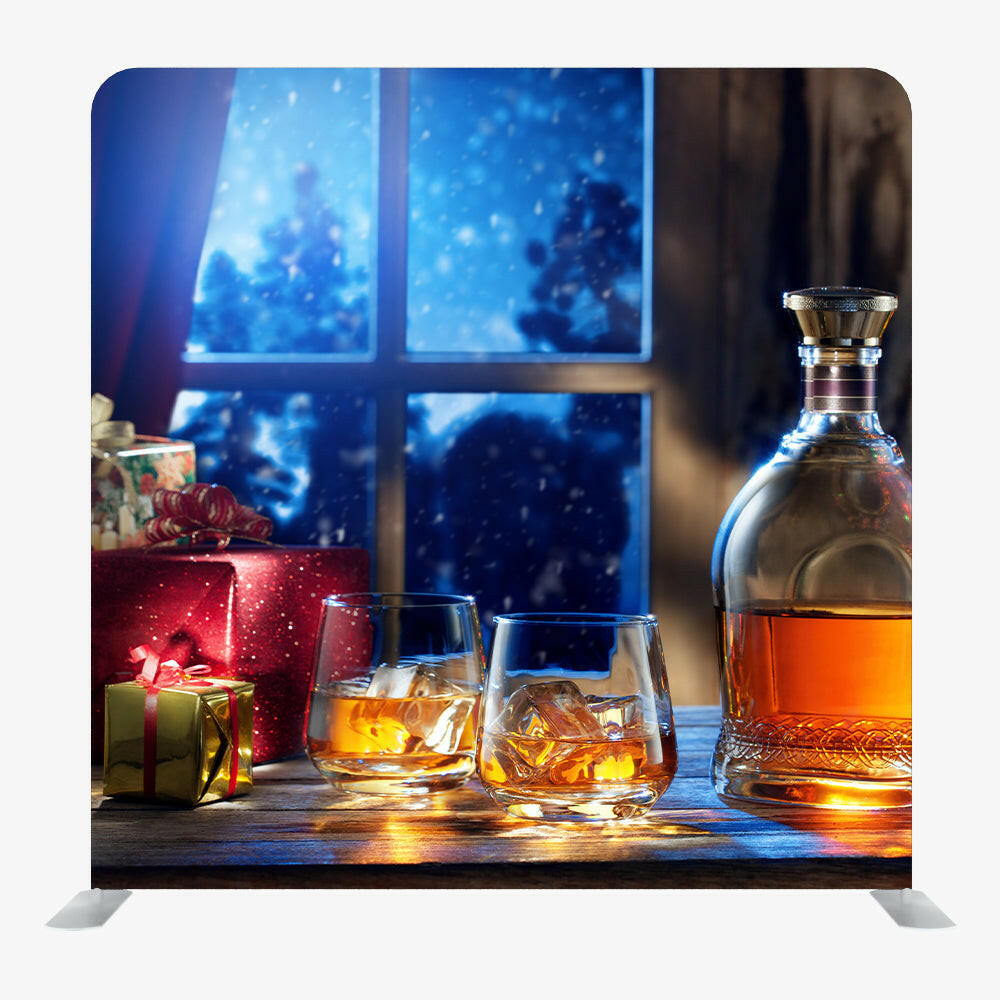 Christmas STRAIGHT TENSION FABRIC MEDIA WALL - 8.