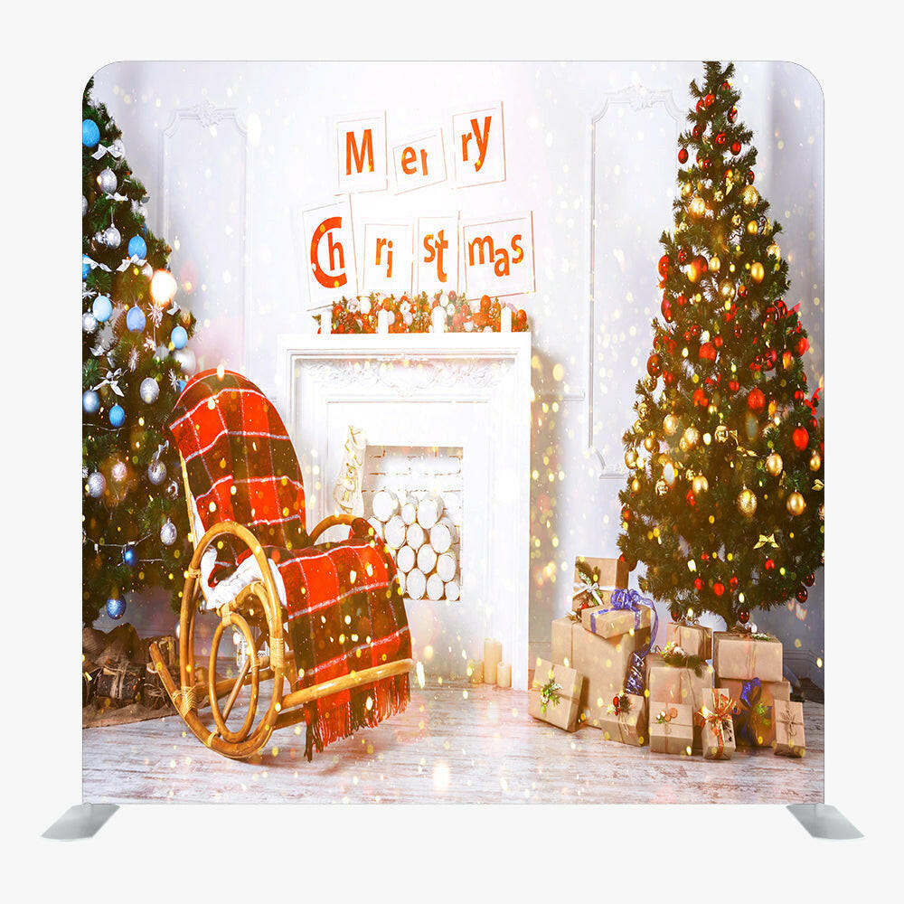Christmas STRAIGHT TENSION FABRIC MEDIA WALL - 84.