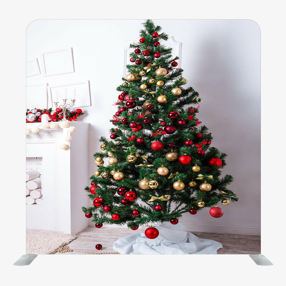 Christmas STRAIGHT TENSION FABRIC MEDIA WALL - 85.