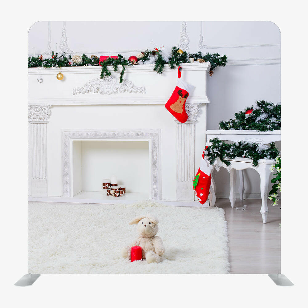 Christmas STRAIGHT TENSION FABRIC MEDIA WALL - 86.
