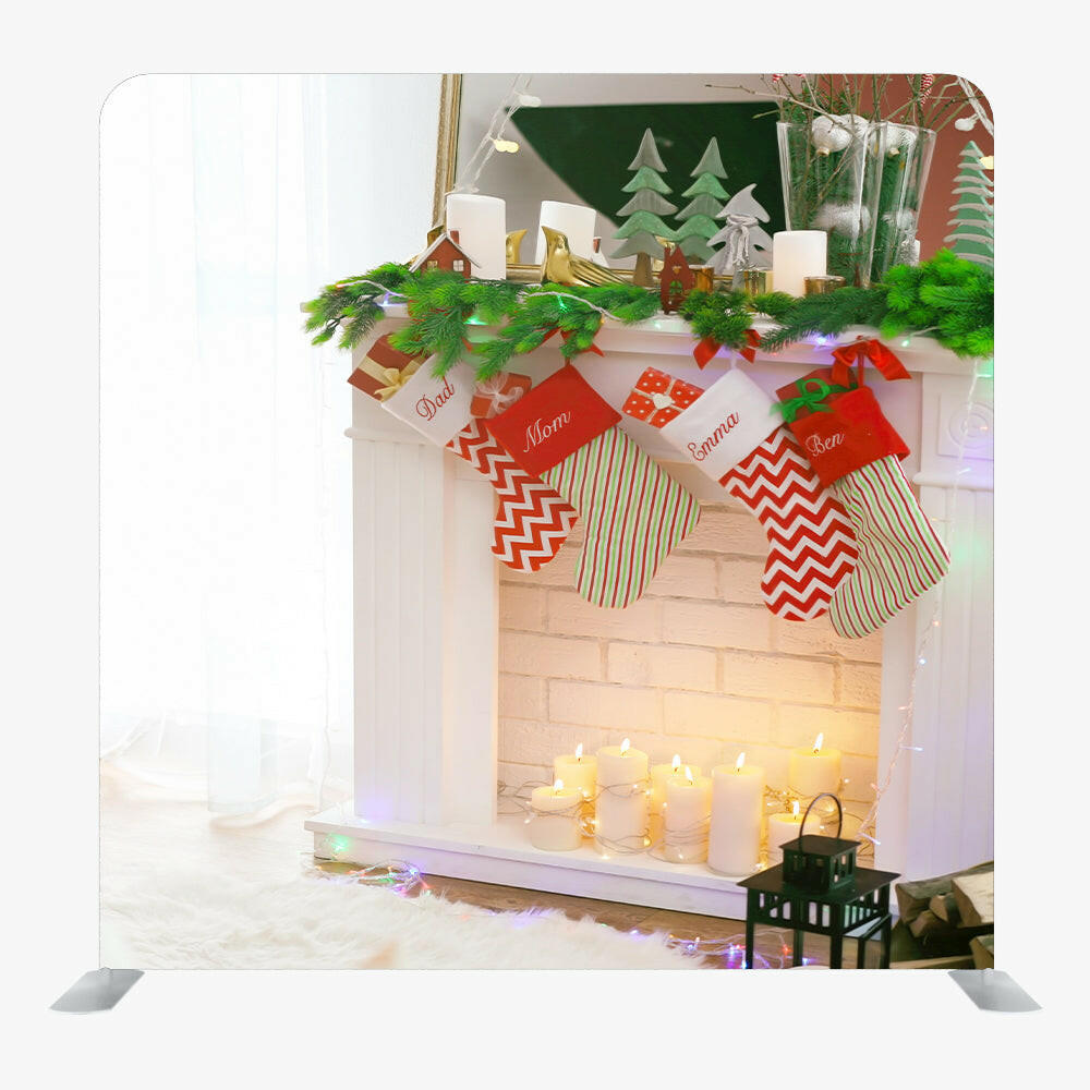 Christmas STRAIGHT TENSION FABRIC MEDIA WALL - 88.