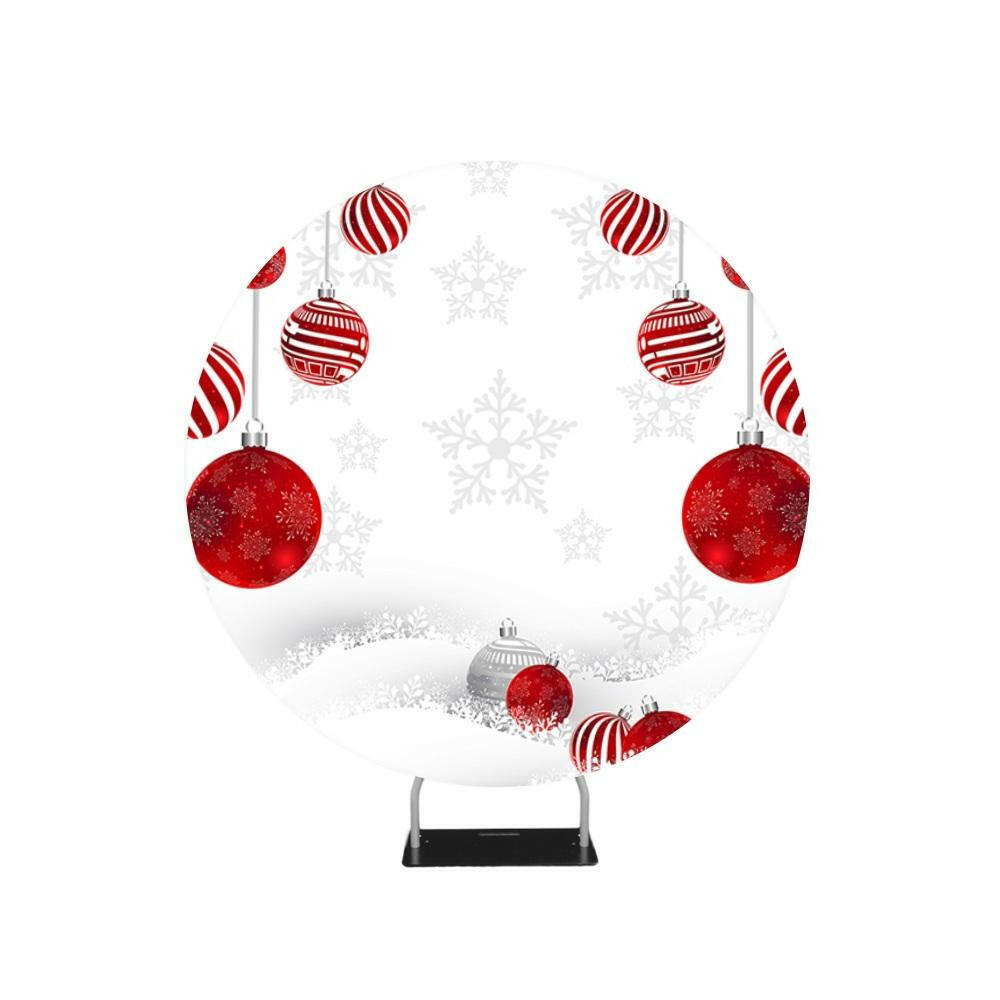 Christmas Decoration Circle backdrop stand.