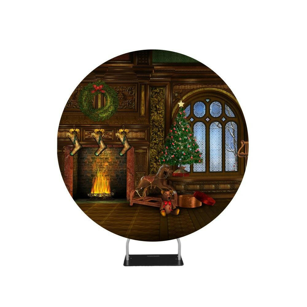 Christmas Photography Backdrop Design Circle backdrop stand.