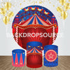 Circus Themed Event Party Round Backdrop Kit.