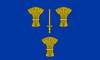 Cheshire County Flag in TrueKolor Wrinkle Free Fabric.