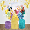 Disney Princess Event Party Round Backdrop Kit.