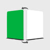 Chroma Green/White Backdrop for Backgrounds (Size 2m wide x 2.3m high).