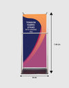 Tension Fabric Stand With Hanging Rail.