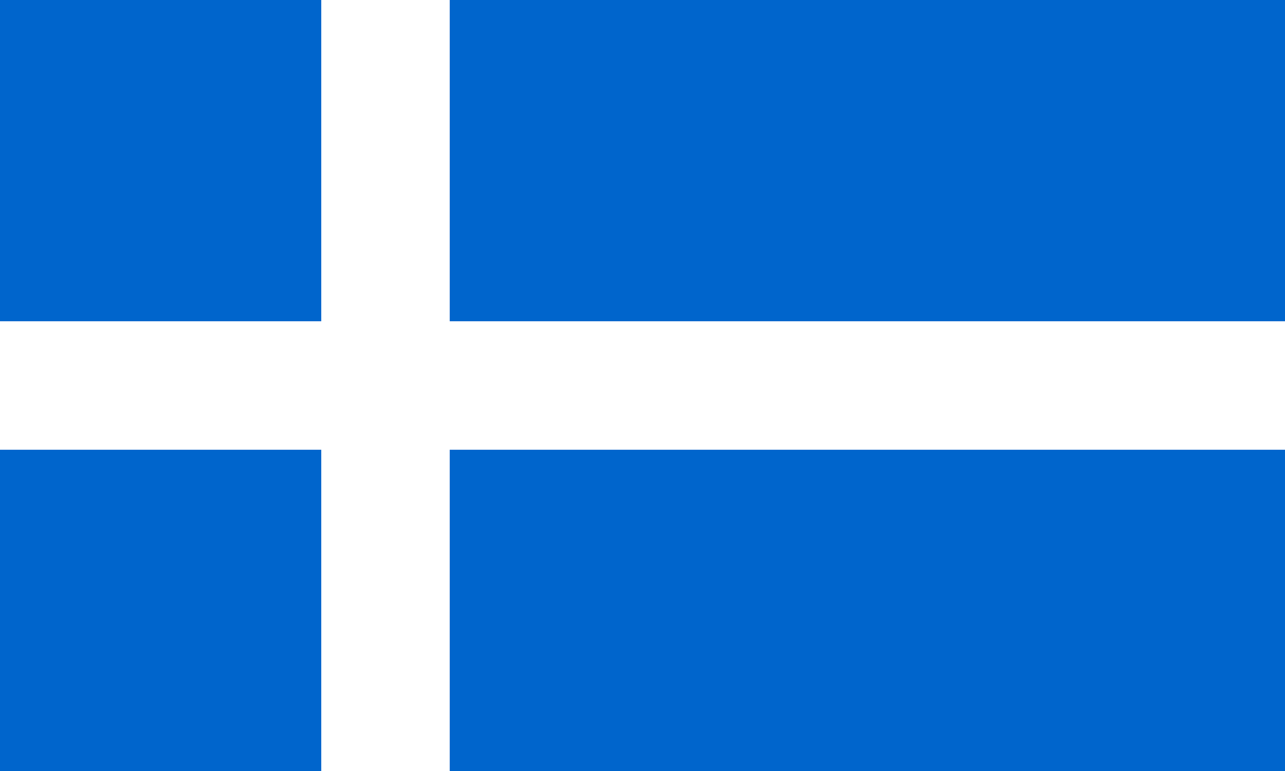 Shetland Islands County Flag in TrueKolor Wrinkle Free Fabric.
