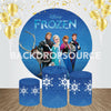 Frozen Comics Themed Event Party Round Backdrop Kit.
