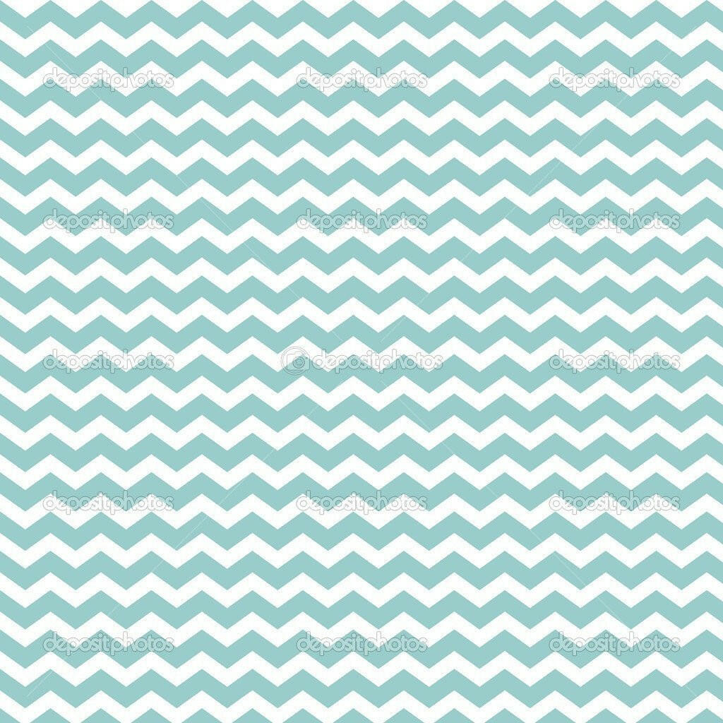 Green and White Waves Chevron  Backdrop.