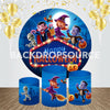 Happy Halloween Event Party Round Backdrop Kit.