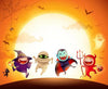 Halloween Kids Costume Party Backdrop.