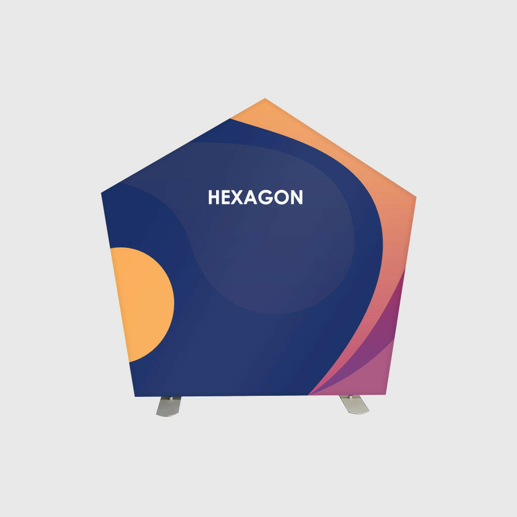 Hexagon Stand Backdrop.