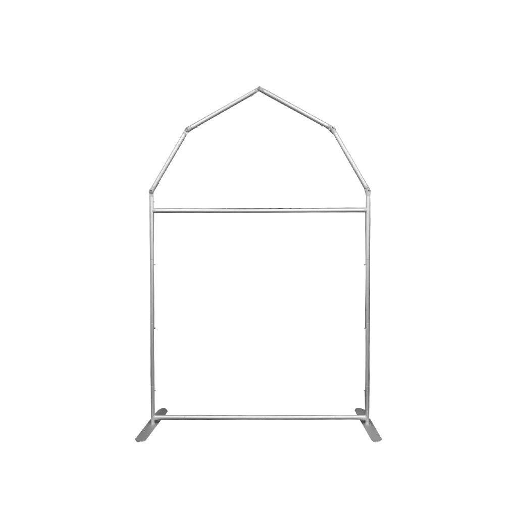 House Shaped Customized Backdrop Stand