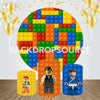 Fictional Character Themed Event Party Round Backdrop Kit.