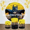 Batman Themed Event Party Round Backdrop Kit.