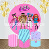 Barbie Girl Toys Themed Event Party Round Backdrop Kit.