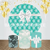 Diamond Decorated Themed Event Party Round Backdrop Kit.