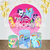 Unicorn  Event Party Round Backdrop Kit.