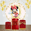 Mickey Mouse Themed  Event Party Round Backdrop Kit.