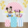 Mickey Mouse Themed  Event Party Round Backdrop Kit.