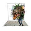 Dinosaur Realist 3D Design Backdrop  L - Shaped Backwall.
