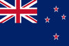 New Zealand Country Flag.