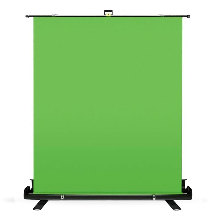 Green screen Collapsible and Retractable Chromakey Panel.