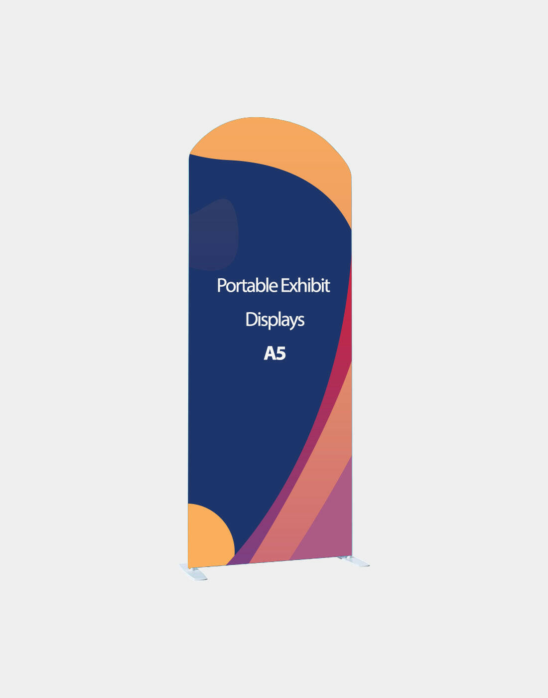 Portable Exhibit Display - Rampant arc.