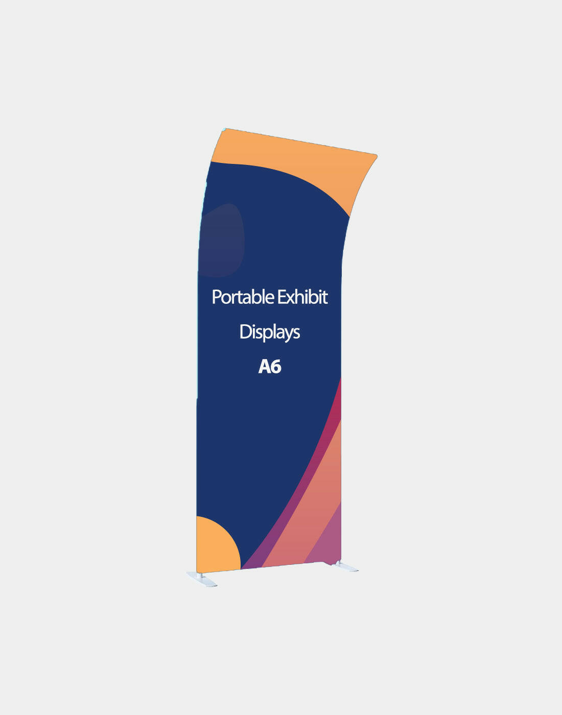 Portable Exhibit Display - Curved.