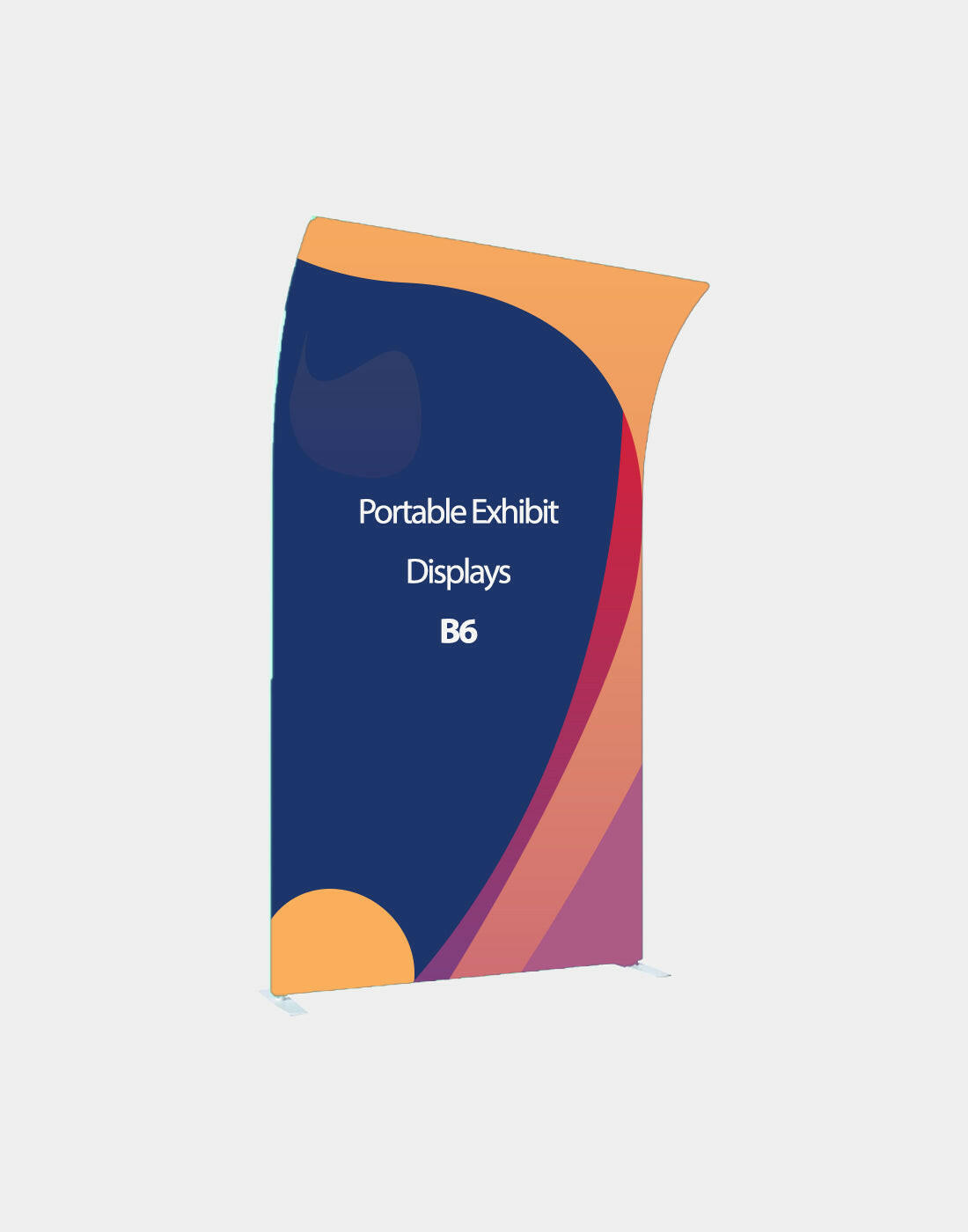 Portable Exhibit Display - Curved.