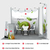 Modular U Shaped Exhibition Kit for 3m wide booths, ideal U shaped exhibition kit for trade shows and displays.