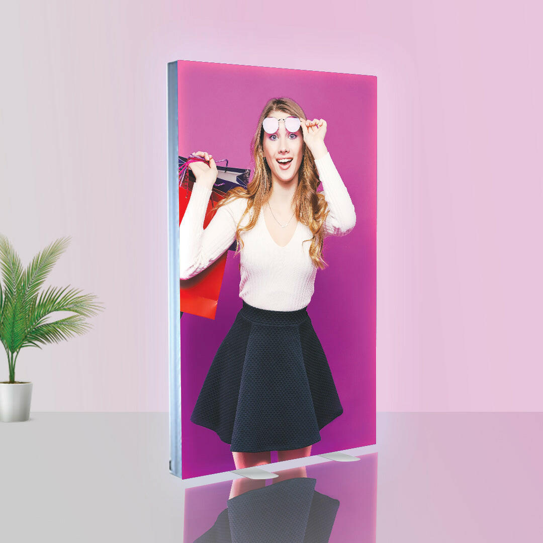 SEG Frameless Fabric LED Light Box Display - 1.2m W x 2m H.