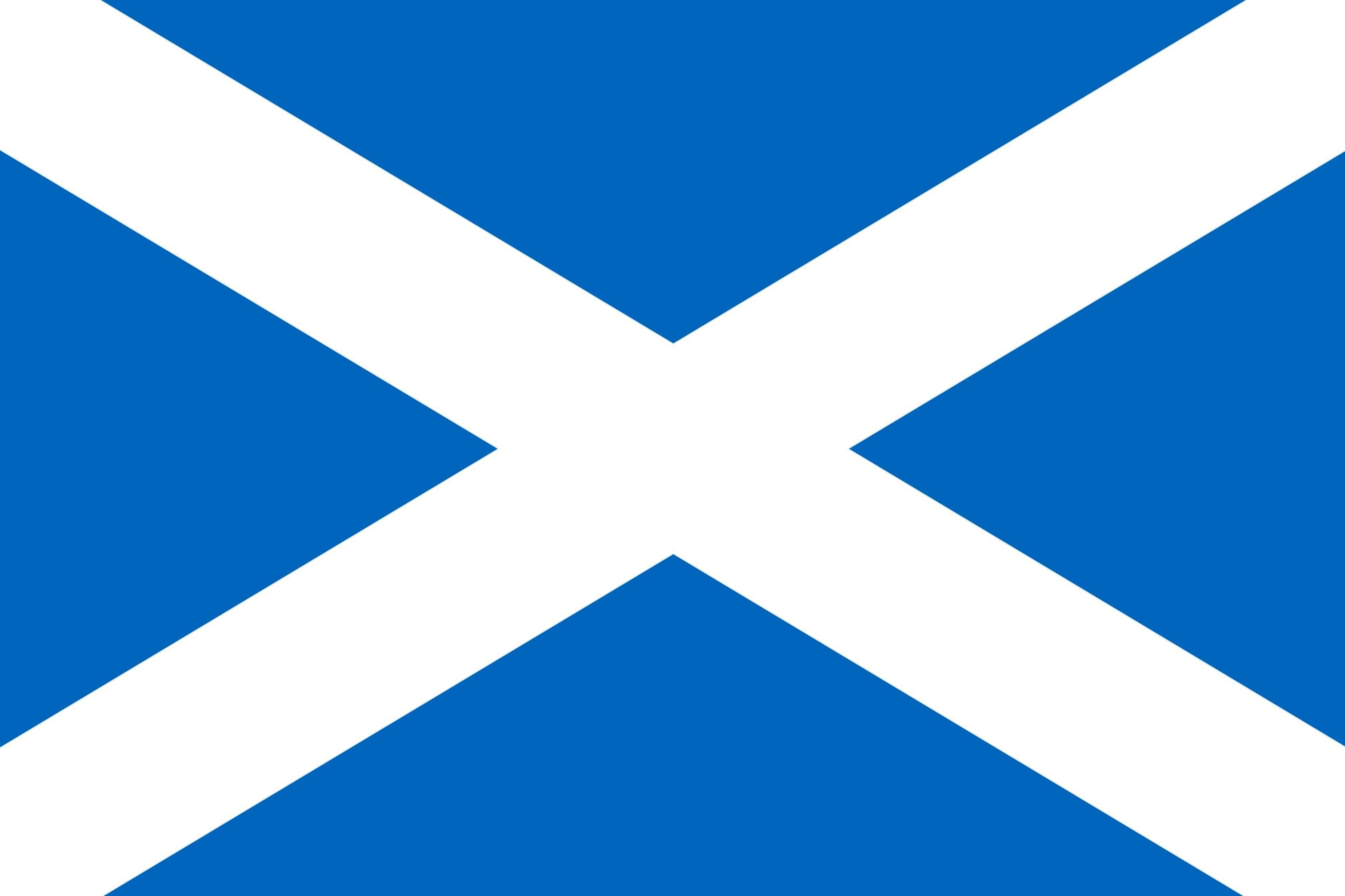 Scotland St Andrew's Cross Flag.