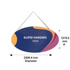 Sky Tube Ellipse Hanging Banner.